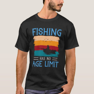 T-shirt Pêche sans limite d'âge