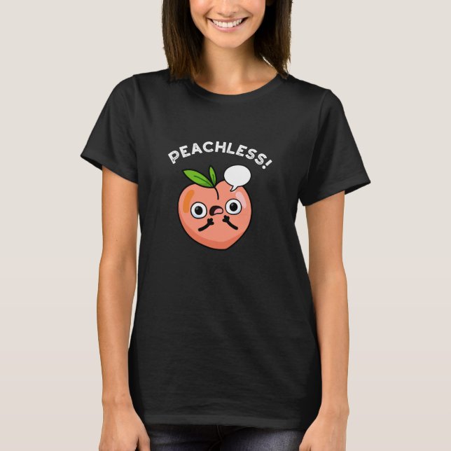 T-shirt Pêche sans pêche amusant Pêche Poche Pun Dark BG (Devant)