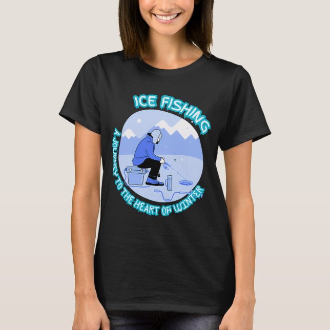 T-shirt Pêche sur glace (Devant)