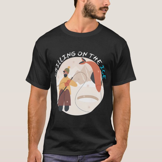 T-shirt Pêche sur glace (Devant)