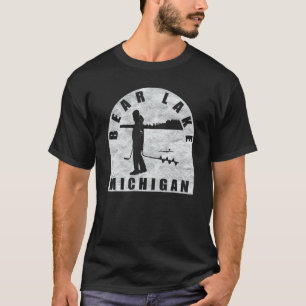 T-shirt Pêche sur glace Bear Lake Michigan