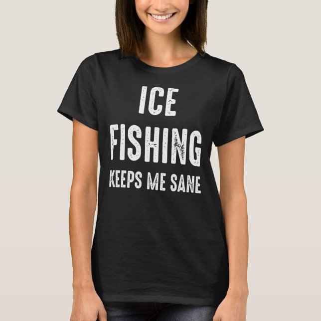T-shirt Pêche sur glace Lucky Fisherman  24 (Devant)
