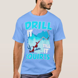 T-shirt Pêche Sur Glace Percer Jusqu'À Ce Qu'Il Éjacule Pê