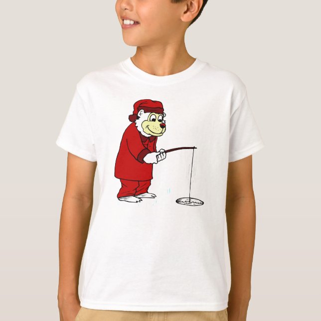 T-shirt Pêche sur glace polaire au Pyjama (Devant)