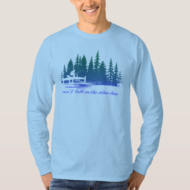 T-shirt Pêche sur l'autre ligne (Devant)