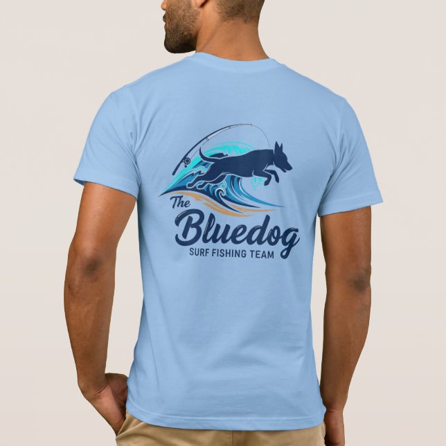 T-SHIRT PÊCHE SURF BLUEDOG (Dos)