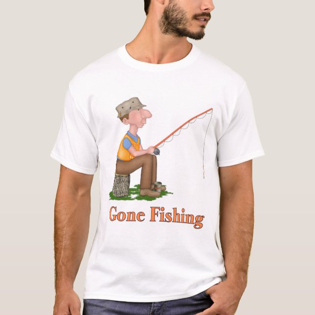 T-shirt Pêche terminée (Devant)