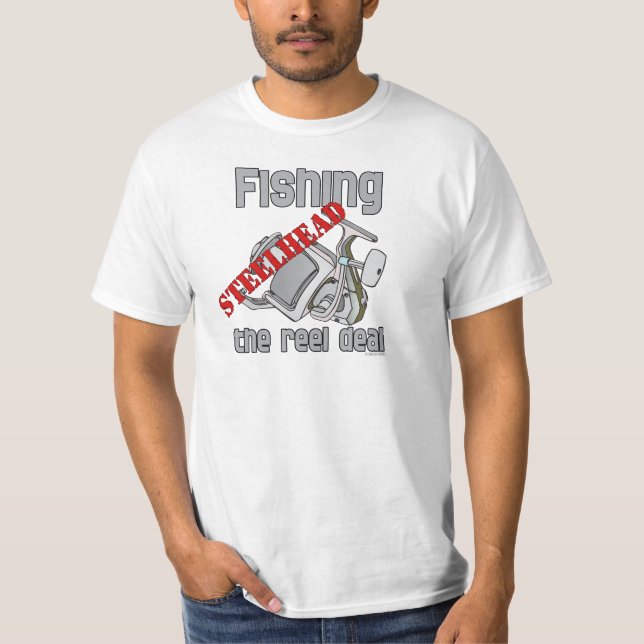 T-shirt Pêche Tête d'acier L'opération de bobine (Devant)
