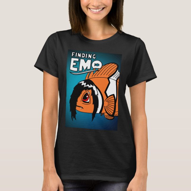 T-shirt Pêche Triste Poisson-clown (Devant)