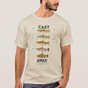 T-shirt pêche truite