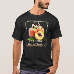 T-shirt Pêche Végétalien Fruits Et Légumes Sains