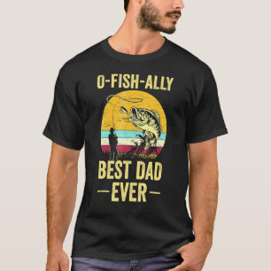 T-shirt Pêche Vintage Papa Pêcheur Meilleur Papa Jamais Po