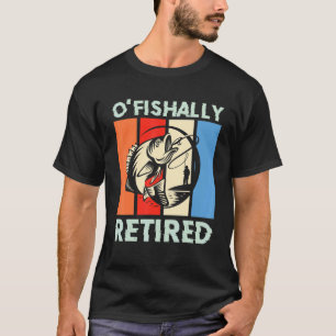 T-shirt Pêche vintage Pour Hommes O'Fishally Retraite 2022