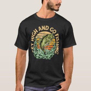 T-shirt Pêcher À La Pêche À L'Herbe