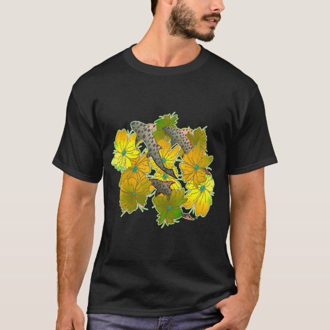 T-shirt Pêcher autour (Devant)