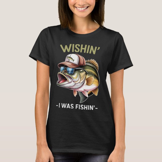 T-shirt Pêcher en rêvant que je pêche (Devant)