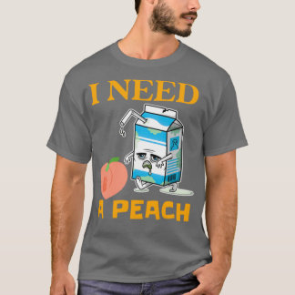 T-shirt Pêcher Les Fruits J'Ai Besoin De Pêcher