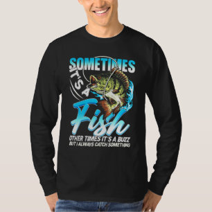 T-shirt Pêcher Pour Hommes Humour Adulte Parfois C'Est Un