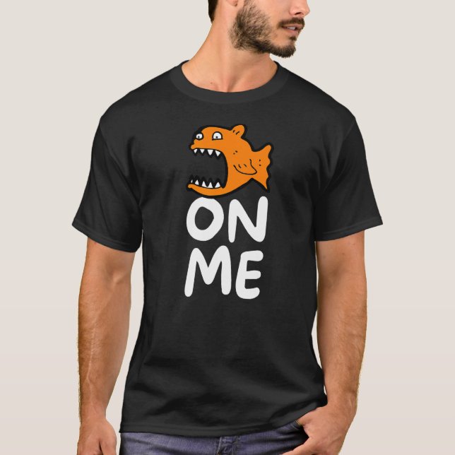 T-shirt Pêcher Sur Moi Pour Hommes Enfants Jeunes (Devant)