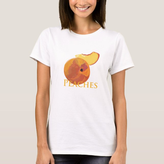 T-shirt Pêches veloutées (Devant)