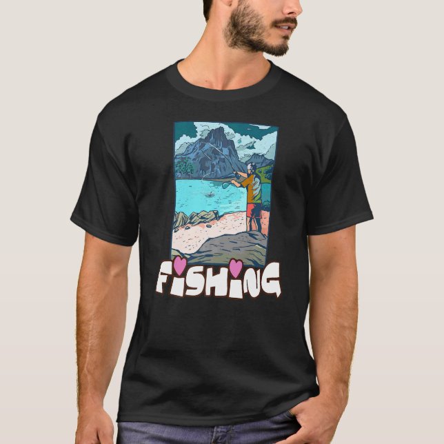 T-shirt Pêcheur à la mouche (Devant)
