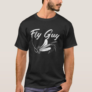 T-shirt Pêcheur à la mouche Fly Guy Pêcheur de poissons