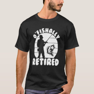 T-shirt Pêcheur à la pêche retraité hameçon à pêche appât