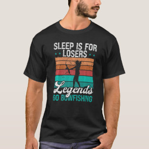 T-shirt Pêcheur à l'arc Le sommeil est pour les perdants P