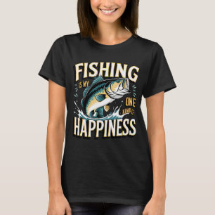 T-shirt Pêcheur à l'aube en pixel art rétro