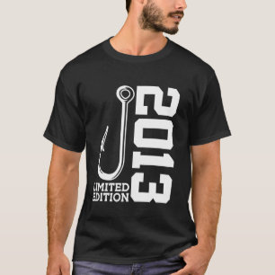 T-SHIRT PÊCHEUR ANNIVERSAIRE 12 ANS ÉDITION LIMITÉE PÊCHE