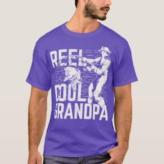 T-shirt Pêcheur Cool Grandpa Fisher Angle Poisson Fis Drôl