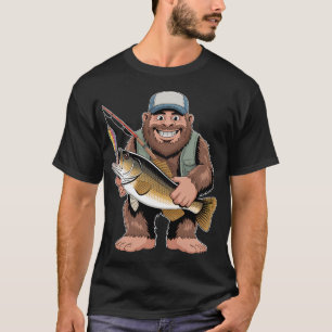 T-shirt Pêcheur de black-bass à petite bouche Bigfoot Homm