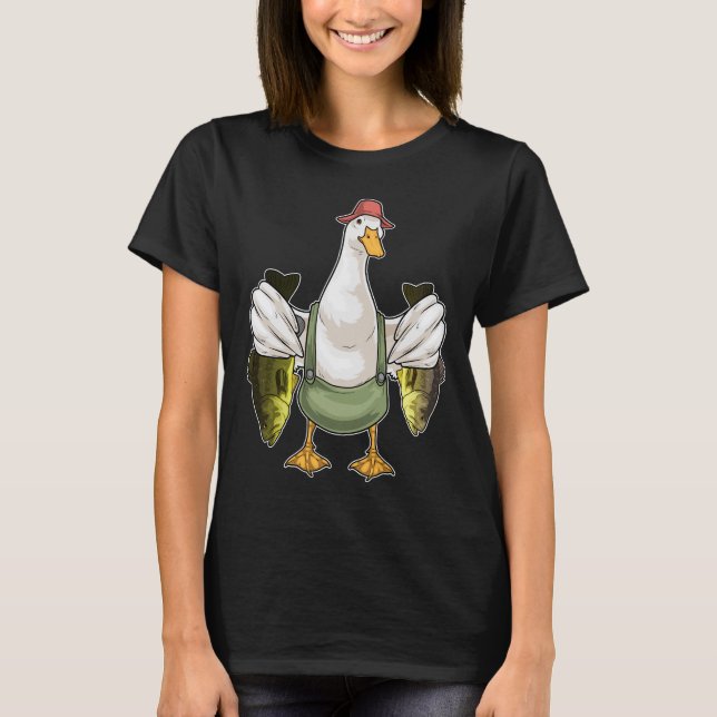 T-shirt Pêcheur de canards pêche pêche (Devant)