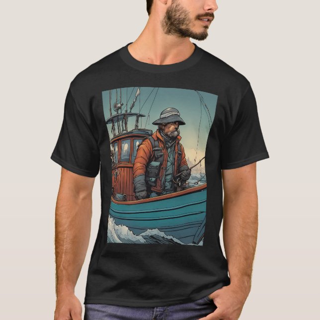 T-shirt Pêcheur de chiots (Devant)