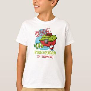 T-shirt Pêcheur de garçon dans la formation