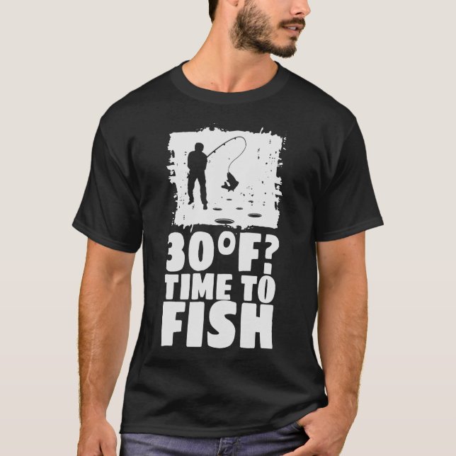 T-shirt Pêcheur de glace S2 Pêche sur glace (18) (Devant)