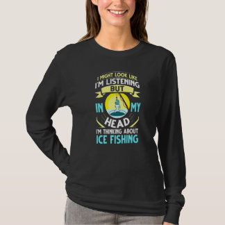T-shirt Pêcheur de glace Tente Fisher Rod Poisson Finder