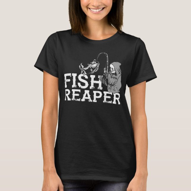 T-shirt Pêcheur de la Faucheuse de poisson Graphic Dire Fu (Devant)