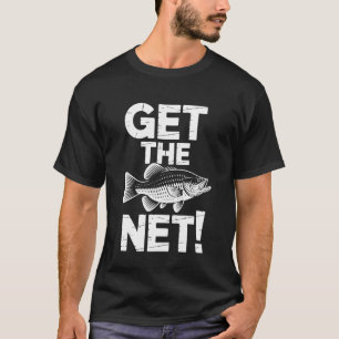 T-shirt Pêcheur de marbre attrapant un gros poisson dalle