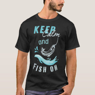 T-shirt Pêcheur de Noël Poisson Drôle de Pêche de Noël