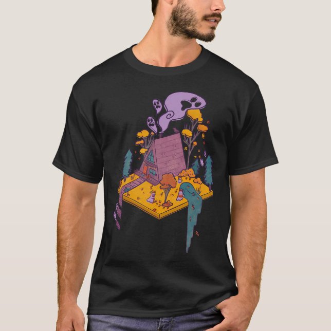 T-shirt Pêcheur de phoques Canne à pêche Poisson (Devant)