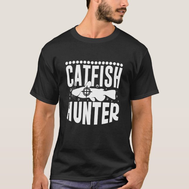 T-shirt Pêcheur de poisson-chat Rivière Pêche au poisson-c (Devant)