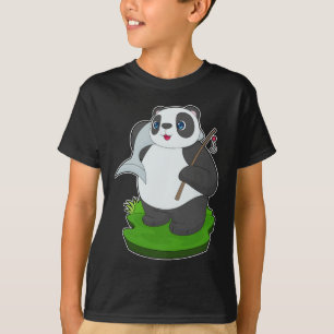 T-shirt Pêcheur de poisson Panda