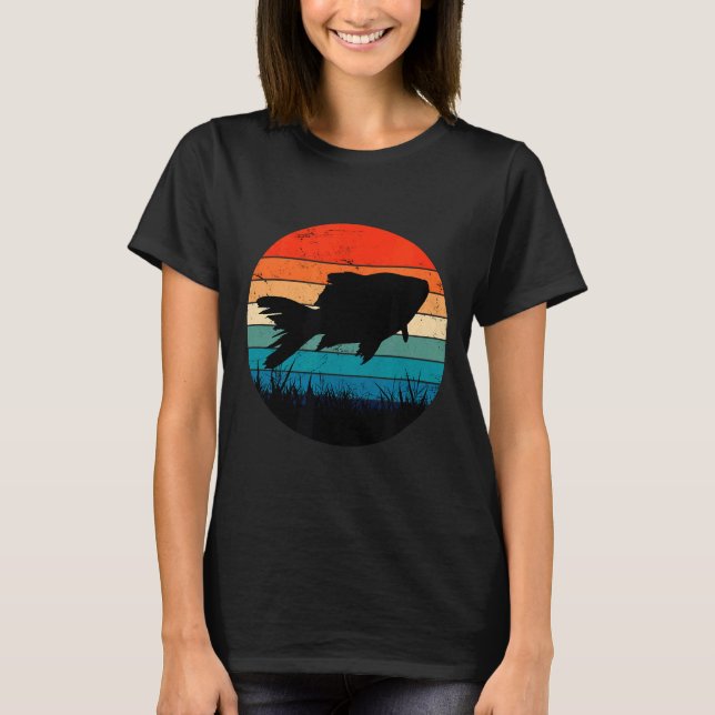 T-shirt Pêcheur de réservoir de poisson (Devant)
