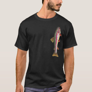 T-shirt Pêcheur de truite arc-en-ciel