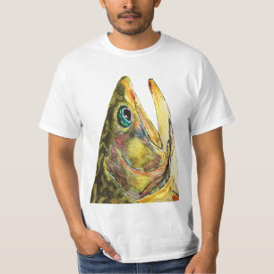 T-shirt Pêcheur de truite de Brook