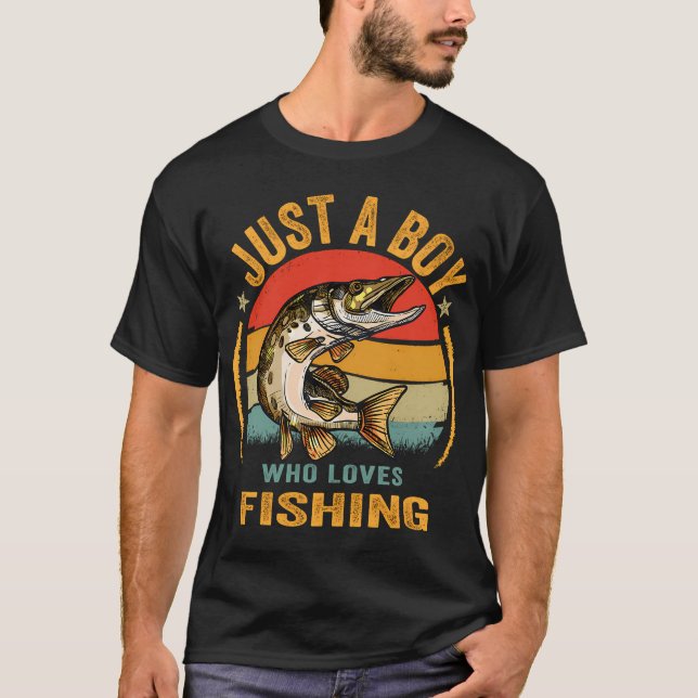 T-shirt Pêcheur Dino-Mite (Devant)