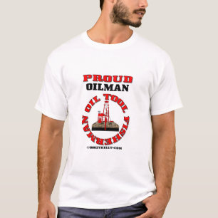 T-shirt Pêcheur d'outil d'huile, T-shirt, expert
