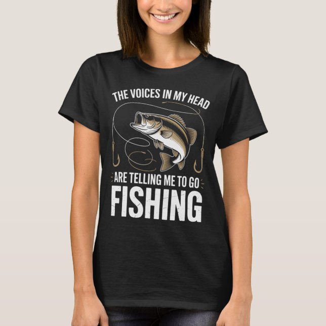 T-shirt Pêcheur drôle de pêche (Devant)