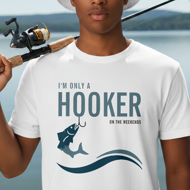 T-shirt Pêcheur Drôle de Pêcheuse le Week-end (Créateur téléchargé)
